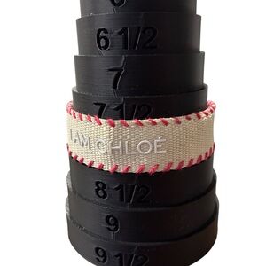 Chloé White and Pink Bracelet